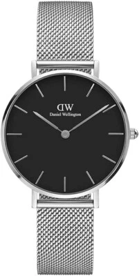 Женские часы Daniel Wellington Petite из стерлингового серебра, 32 мм, сетка - Изображение 1 из 4