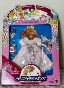 Vintage Lady Lovely Locks Doll Masquerade Ball Gown Fashion 1987 Mattel Outfit - Picture 1 of 9
