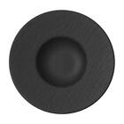 Villeroy & Boch Manufacture Rock Pasta Plate, 11.5 in, Black/Gray