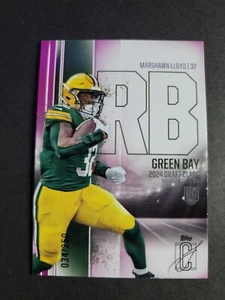 Marshawn Lloyd 2024 Topps Signature Class RC Rookie Magenta/250 - Imagen 1 de 2