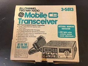Vintage GE 40-Kanal Mobiles CB PA Funkgerät 3-5813 Transceiver NOS - Bild 1 von 5
