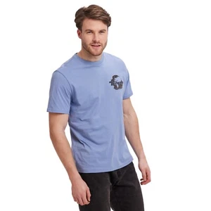 Genuine Yamaha 25 'Adventure' Men's Blue T-Shirt - Picture 1 of 2