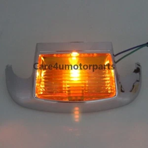 Front Fender LED Tip Light for Harley Touring FLHT FLT FLH FLHR Softail Heritage - Picture 1 of 10
