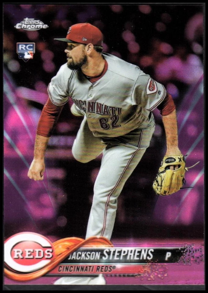 2018 Topps Chrome MLB PINK REFRACTORS Baseball Trading Card Pick From List - Image 1 of 1