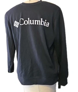 Columbia HERREN SWEATSHIRT MIT RUNDHALSAUSSCHNITT (M) SCHWARZ MIT BEDRUCKTEN BUCHSTABEN - Bild 1 von 5