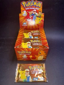 Pokemon 1 x Factory Sealed Topps Series 1 Booster Pack Tv Animation Ed. ENG 1999 - Bild 1 von 2