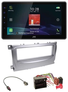 JVC DAB MP3 Bluetooth USB Autoradio für Ford Galaxy C-Max Focus ab 2007 silber - Bild 1 von 10