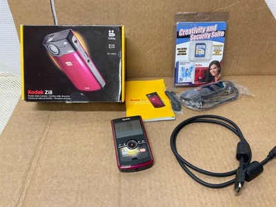 Kodak Zi8 Camcorder Black Compact HD Pocket Video Camera - Fully Working 4&2 Gb - Image 1 of 4