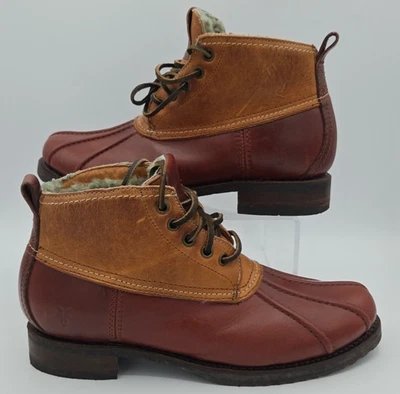 Botas de piel de oveja vintage Frye para mujer Veronica Duck Chukka talla 10 B Foto 1 de 4