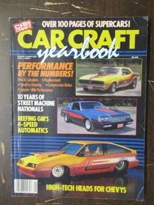 CAR CRAFT MAGAZINE 1987 YEARBOOK PETERSEN'S #1 10 YEARS STREET MACHINE NATIONALS - Picture 1 of 2