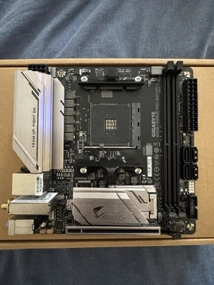Gigabyte B450 I AORUS Pro WiFi AM4 Mini-ITX Motherboard AMD Gaming - Image 1 of 4