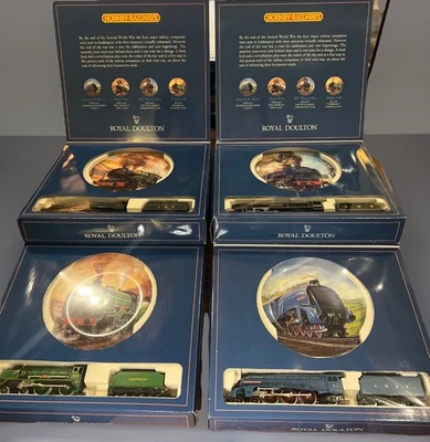 Hornby R648 R649 R549 R650+ Royal Doulton Plate Ltd Edition Locomotives BNIB - Image 1 of 4