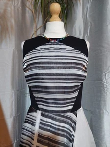 Gorgeous New Coast Dress 16 Black Silver Classic Elagant Wedding Ascot Cruise  - Picture 1 of 6