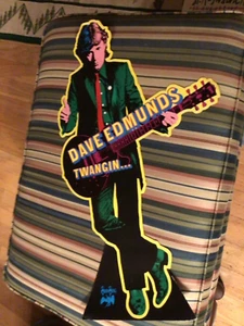 Dave Edmunds Twangin’ 1981 die-cut Promo Poster 22” x 13 1/2” - Picture 1 of 4