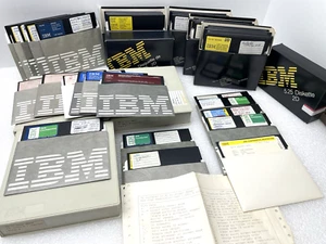 VINTAGE IBM FLOPPY DISK LOT 84 CONFIDENTIAL INTERNAL CONFETTI V1.8 5.25" 1988 - Afbeelding 1 van 13
