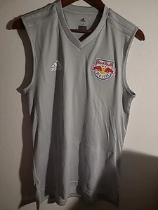 ADIDAS MLS NEW YORK RED BULLS TEAM ÄRMELLOSES TRAININGSTRIKOT HERREN L - Bild 1 von 3
