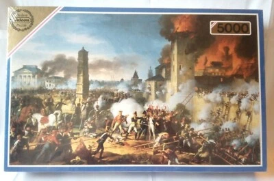 Falcon Attack & Taking of Ratisbon 3154 Jigsaw Puzzle 5000 Piece NEW SEALED RARE - Image 1 of 4
