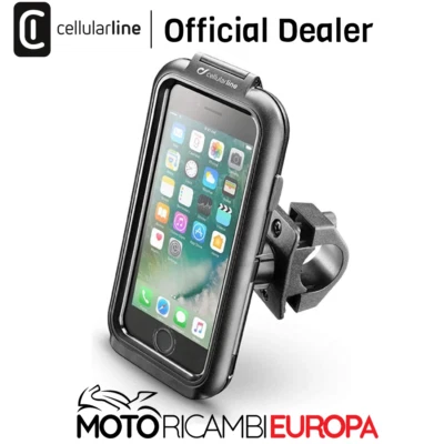 COVER CUSTODIA IMPERMEABILE IPHONE SE 2020/6/6S/7/8 NERA IMPUGNATURA DA MANUBRIO - Immagine 1 di 4