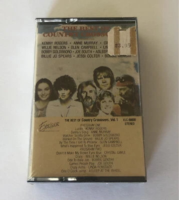 New & Sealed Cassette: The Best of Country Crossovers, Vol. 1 1979 Excelsior - Image 1 of 4