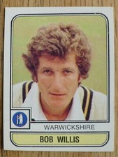 Bob Willis - Panini World Of Cricket 83 Sticker - #210 (100% PROSTATE CANCER UK)