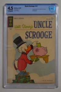 TÍO SCROOGE #41 CBCS 4.5 1963 cubierta/arte/historia - Imagen 1 de 3
