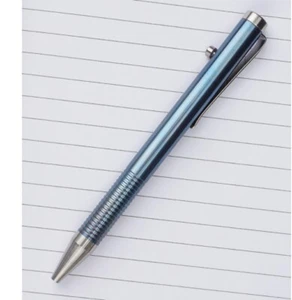 TC4 Titanium Alloy Pen Bolt Write Pen W/Clip EDC Pocket Pen 122*9MM - Picture 1 of 10