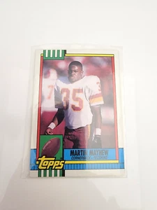 Martin Mayhew 1990 Topps NFL Football Card #130 Washington Redskins - Picture 1 of 2