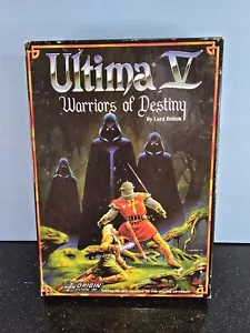 ULTIMA V Warriors Of Destiny - Origin Systems RPG Fantasy Game 1988 Complete - Picture 1 of 18