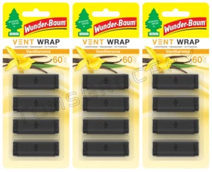 3 WUNDER BAUM VENT WRAP VANILLAROMA Car Air Freshener - Picture 1 of 3