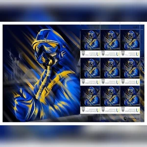 RARE STAMPS UKRAINE THE GHOST OF KIEV WAR IN UKRAINE - Picture 1 of 2
