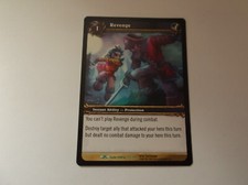 World of Warcraft: Dark Portal "REVENGE" #123 Ability Trading Card