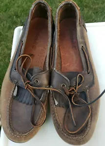 Timberland Herren Bootsschuhe Braun 1 Auge Mokassinnaht Schnürschuhe 11,5 Zweifarbig 968285 - Bild 1 von 6
