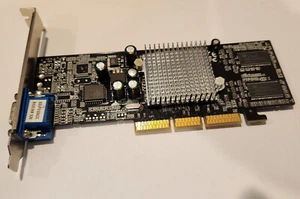 Vintage NVidia GeForce 2 MX-400 AGP VGA 64MB Video Card - Tested - Picture 1 of 9