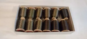 Vintage Rices Silk Thread 12 New Wood Spools - Picture 1 of 6