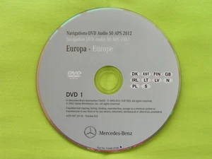 DVD NAVIGATION MERCEDES-BENZ AUDIO 50 APS NORDEUROPA 2012 A B E GL M R NTG 2.5 - Bild 1 von 2