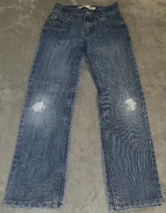 Levi's 514 Jeans Boys 10 Reg 23x25 Blue Denim Youth Kids Slim Fit Stretch! - Picture 1 of 14