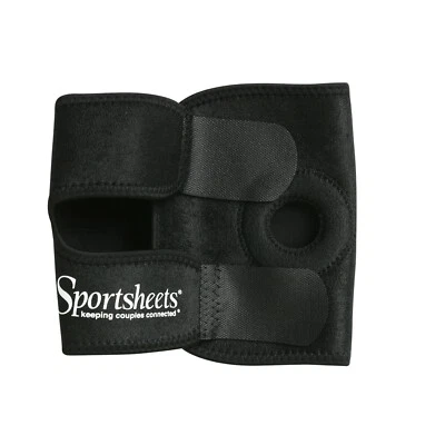 Sportsheets Thigh Strap-On Black - Lap Dance Grinding Neoprene Adj Harness - Image 1 of 4