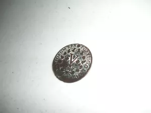 Portugal Münze Deigratia 10 Jahre 1754 Gute Details - Bild 1 von 6