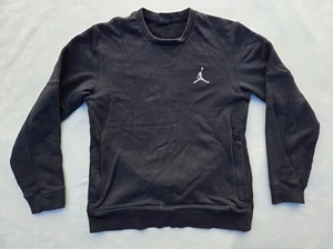 Air Jordan Flight Jumpman Pullover Black Sweatshirt Melo 10th Div Youth Size XL - Picture 1 of 12