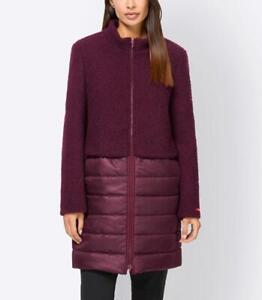 Mode von Heine Damen Mantel Jacke Winterjacke burgund Gr. 38 NEU