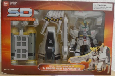 Gundam SD RX-93 Nu Heavy Weapon System Action Defender Combination Set Bandai - Image 1 of 4