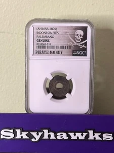AH1658-1805 Indonesia Pitis Palembang - Dinero genuino pirata - Certificado NGC 🏴☠ - Imagen 1 de 4