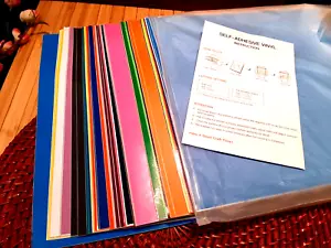 EPRCUT 12'' x 12'' Permanent Vinyl Bundle, 74 Multi Color Adhesive Vinyl Sheets - Picture 1 of 6