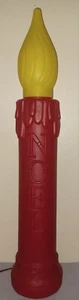 Vintage Dapol USA 40" Hard Plastic Blow Mold NOEL Candle Light & Plug - Picture 1 of 22