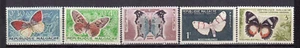 Madagascar 1960 papillons Y&T 341 à 344 5 timbres non oblitérés MNH /TE4307 - Picture 1 of 1