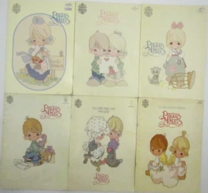 Libri Precious Moments modello punto croce di Glora & Pat lotto di 6 (F18) - Foto 1 di 10