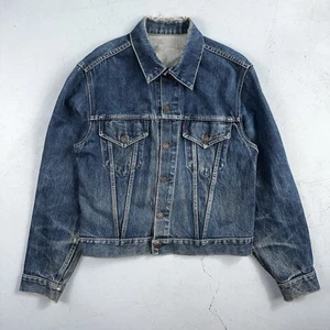Levis VTG 557 XX Big E Trucker Jacket Type 3 O Stamp Early 1960s 2 60s Rare - Picture 1 of 24