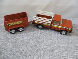 VINTAGE NYLINT HORSE RANCH PICKUP TRUCK AND HORSE TRAILER ~ NICE!!! - Picture 1 of 9
