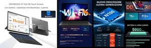 notebok/laptop 14" Full HD Touch Screen Ram 16 GB DDR5 512 SSD win 11 - Foto 1 di 1