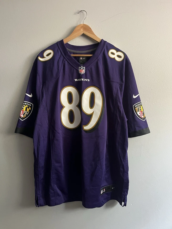 Camiseta Nike On-Field Baltimore Ravens Steve Smith Sr #89 púrpura NFL para hombre talla XL Foto 1 de 4